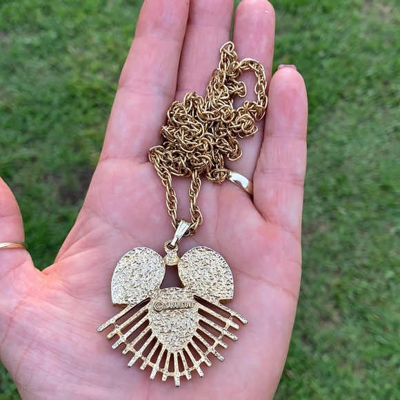 Vintage 1973 Gold-tone Sarah Coventry Necklace - Picture 3 of 17